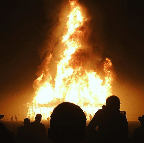 Burning Man Temple Fire Addiction Psychedelics