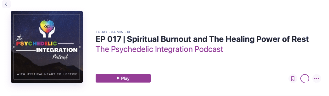 Spiritual Burnout The Haling Power of Rest Psychedelics Austin Psychedelics Texas